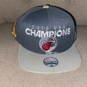 Adidas 2012 Miami Heat Championship Snapback Hat